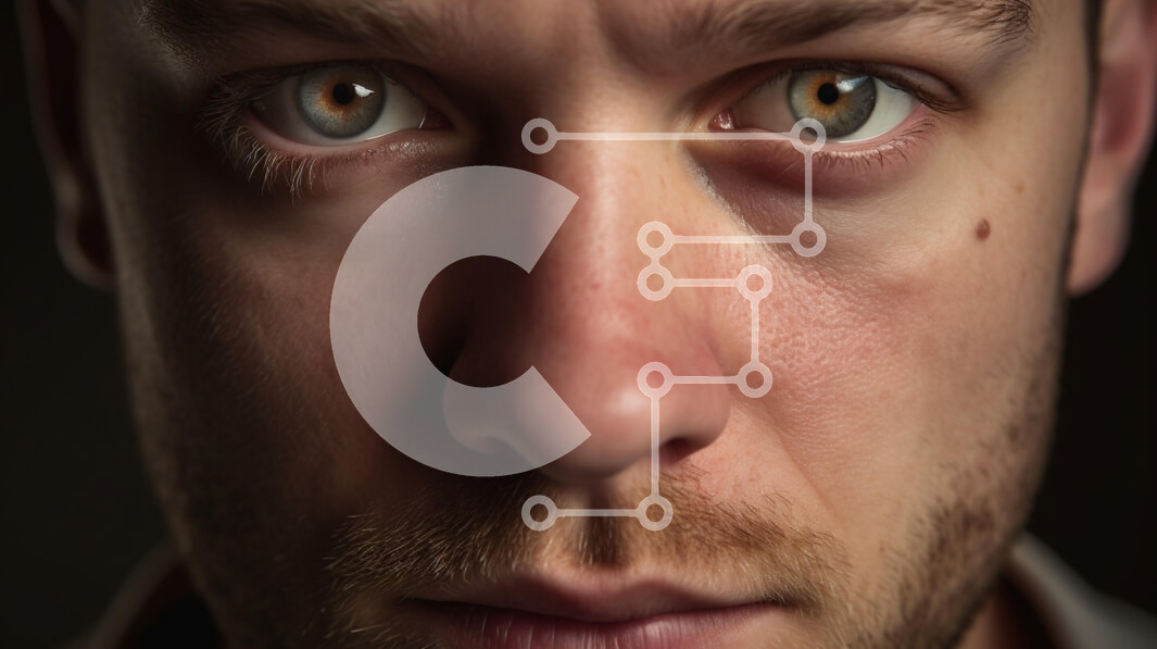 Intra Συλλεκτικό Ξύλινο Παζλ Plywood  4mm - Κοντινό πλάνο Πορτρέτο ενός άνδρα Σε Ξύλινο Κουτί - Διαστάσεις Puzzle: 10x10 cm – 25 κομμάτια