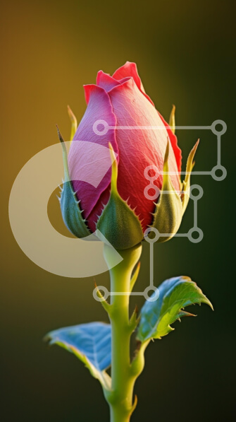 Σετ των 2 Intra Συλλεκτικό Ξύλινο Παζλ Plywood  4mm - Όμορφο ροζ τριαντάφυλλο Σε Ξύλινο Κουτί - Διαστάσεις: 10x10 cm – 25 κομμάτια