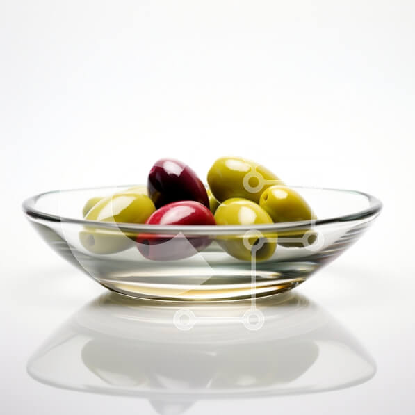 Σετ των 2 Intra Συλλεκτικό Ξύλινο Παζλ Plywood  4mm - Πιάτο με ελιές Σε Ξύλινο Κουτί - Διαστάσεις: 10x10 cm – 25 κομμάτια