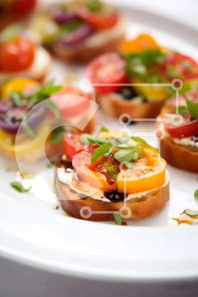 Σετ των 2 Intra Συλλεκτικό Ξύλινο Παζλ Plywood  4mm - Πολύχρωμη πιατέλα μπρουσκέτας Σε Ξύλινο Κουτί - Διαστάσεις: 10x10 cm – 25 κομμάτια