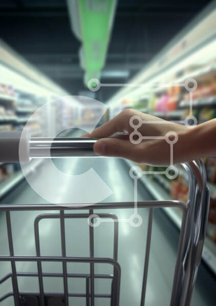 Σετ των 2 Intra Συλλεκτικό Ξύλινο Παζλ Plywood  4mm - Αγορές σε παντοπωλείο Σε Ξύλινο Κουτί - Διαστάσεις: 10x10 cm – 25 κομμάτια