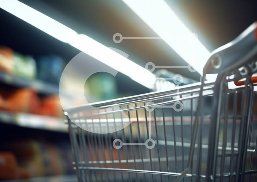 Intra Συλλεκτικό Ξύλινο Παζλ Plywood  4mm - Καλάθι αγορών σε παντοπωλείο Σε Ξύλινο Κουτί - Διαστάσεις: 10x10 cm – 25 κομμάτια