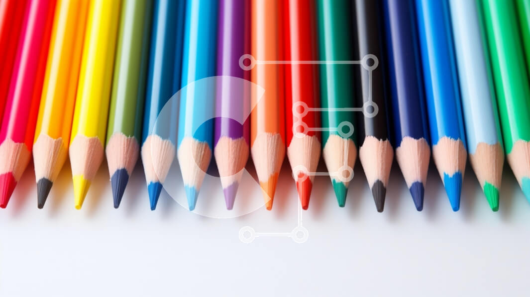 Intra Συλλεκτικό Ξύλινο Παζλ Plywood  4mm - Πολύχρωμα χρωματιστά μολύβια σε σειρά Σε Ξύλινο Κουτί - Διαστάσεις: 10x10 cm – 25 κομμάτια