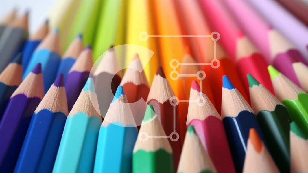 Intra Συλλεκτικό Ξύλινο Παζλ Plywood  4mm - Ζωντανή σειρά από χρωματιστά μολύβια Σε Ξύλινο Κουτί - Διαστάσεις: 10x10 cm – 25 κομμάτια