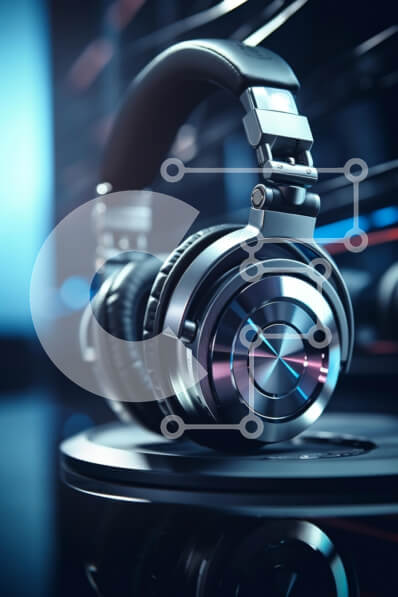 Intra Συλλεκτικό Ξύλινο Παζλ Plywood  4mm - Κομψά μοντέρνα ακουστικά σε μια επιφάνεια Σε Ξύλινο Κουτί - Διαστάσεις Puzzle: 10x10 cm – 25 κομμάτια