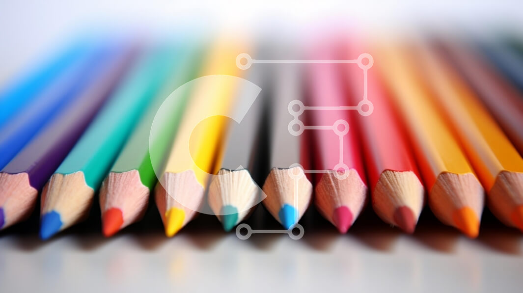 Intra Συλλεκτικό Ξύλινο Παζλ Plywood  4mm - Πολύχρωμα μολύβια σε μαλακό φόντο Σε Ξύλινο Κουτί - Διαστάσεις: 10x10 cm – 25 κομμάτια