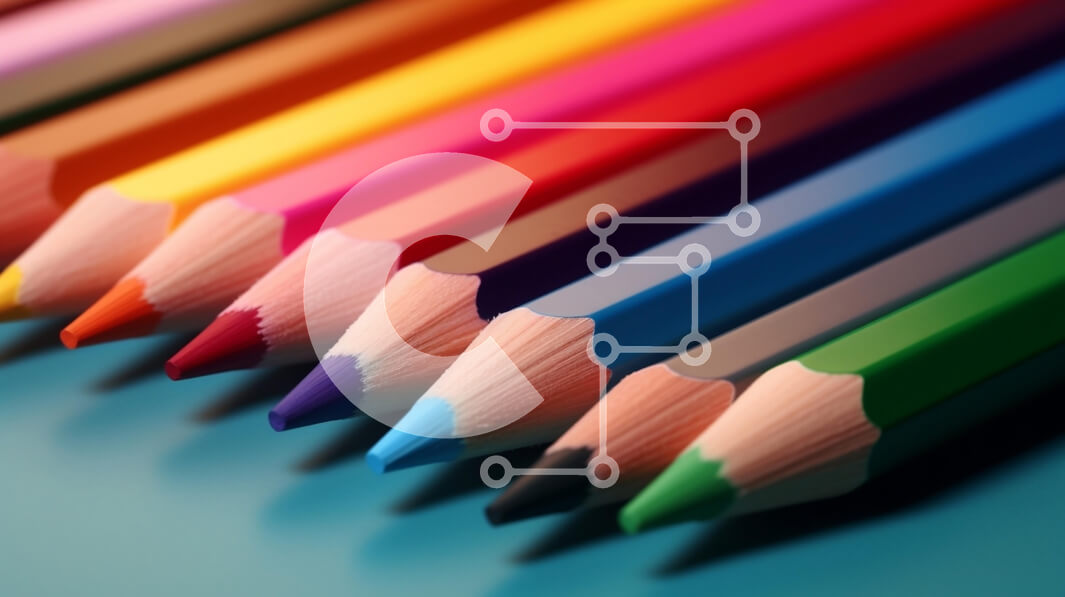 Intra Συλλεκτικό Ξύλινο Παζλ Plywood  4mm - Πολύχρωμη σειρά από χρωματιστά μολύβια Σε Ξύλινο Κουτί - Διαστάσεις Puzzle: 10x10 cm – 25 κομμάτια