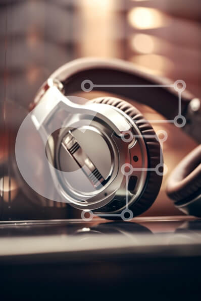 Intra Συλλεκτικό Ξύλινο Παζλ Plywood  4mm - Μοντέρνα ακουστικά με κομψό σχεδιασμό Σε Ξύλινο Κουτί - Διαστάσεις Puzzle: 10x10 cm – 25 κομμάτια