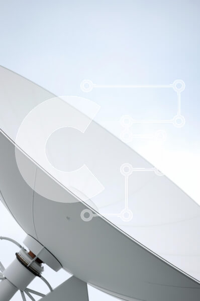 Intra Συλλεκτικό Ξύλινο Παζλ Plywood  4mm - Δορυφορικό πιάτο ενάντια στο φως του ουρανού Σε Ξύλινο Κουτί - Διαστάσεις Puzzle: 10x10 cm – 25 κομμάτια