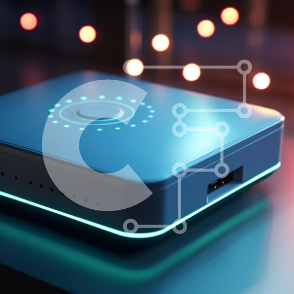 Intra Συλλεκτικό Ξύλινο Παζλ Plywood  4mm - Κομψή συσκευή Blue Tech με απαλό φωτισμό Σε Ξύλινο Κουτί - Διαστάσεις Puzzle: 10x10 cm – 25 κομμάτια