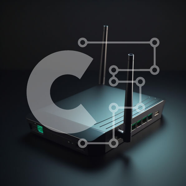 Intra Συλλεκτικό Ξύλινο Παζλ Plywood  4mm - Σύγχρονος ασύρματος δρομολογητής Σε Ξύλινο Κουτί - Διαστάσεις Puzzle: 10x10 cm – 25 κομμάτια