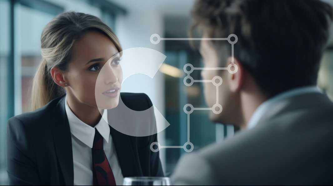 Intra Συλλεκτικό Ξύλινο Παζλ Plywood  4mm - Επιχειρηματική συνάντηση στο σύγχρονο γραφείο Σε Ξύλινο Κουτί - Διαστάσεις Puzzle: 10x10 cm – 25 κομμάτια