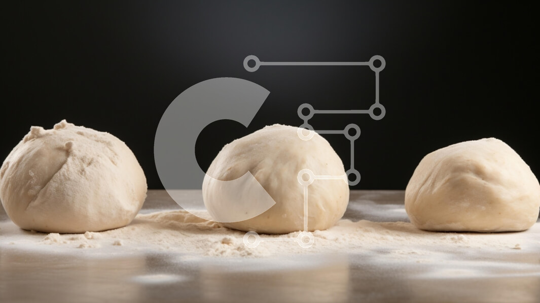 Σετ των 2 Intra Συλλεκτικό Ξύλινο Παζλ Plywood  4mm - Μπάλες ζύμης σε ξύλινη επιφάνεια Σε Ξύλινο Κουτί - Διαστάσεις: 10x10 cm – 25 κομμάτια