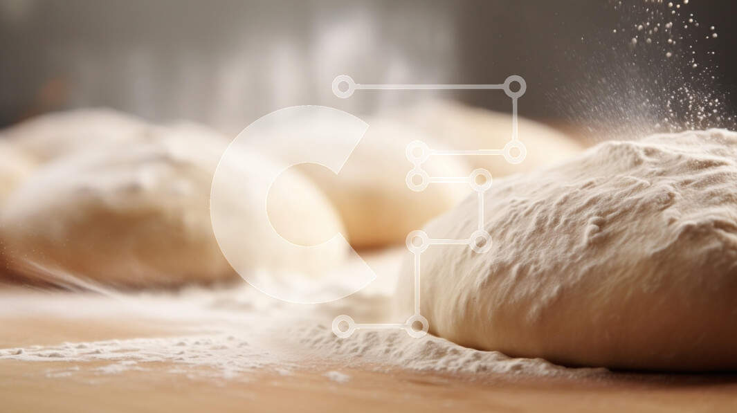 Σετ των 2 Intra Συλλεκτικό Ξύλινο Παζλ Plywood  4mm - Φρεσκοφτιαγμένη Ζύμη σε Ξύλινη Επιφάνεια Σε Ξύλινο Κουτί - Διαστάσεις: 10x10 cm – 25 κομμάτια