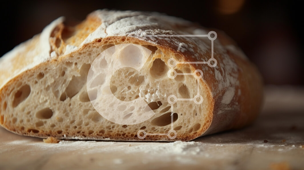 Σετ των 2 Intra Συλλεκτικό Ξύλινο Παζλ Plywood  4mm - Φρεσκοψημένο βιοτεχνικό ψωμί Σε Ξύλινο Κουτί - Διαστάσεις: 10x10 cm – 25 κομμάτια