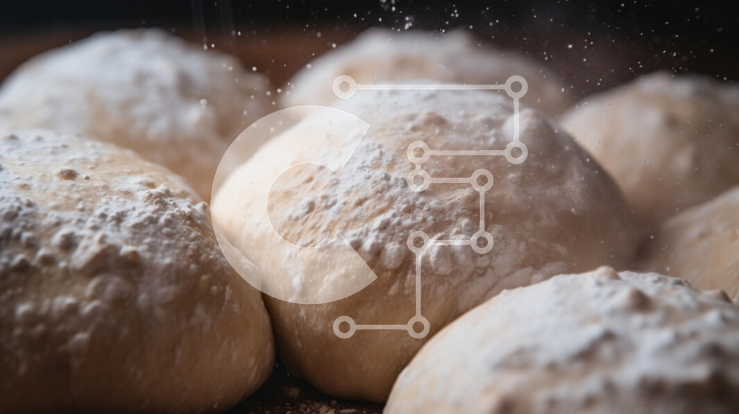 Σετ των 2 Intra Συλλεκτικό Ξύλινο Παζλ Plywood  4mm - Φρεσκοφτιαγμένες μπάλες ζύμης με αλεύρι Σε Ξύλινο Κουτί - Διαστάσεις: 10x10 cm – 25 κομμάτια