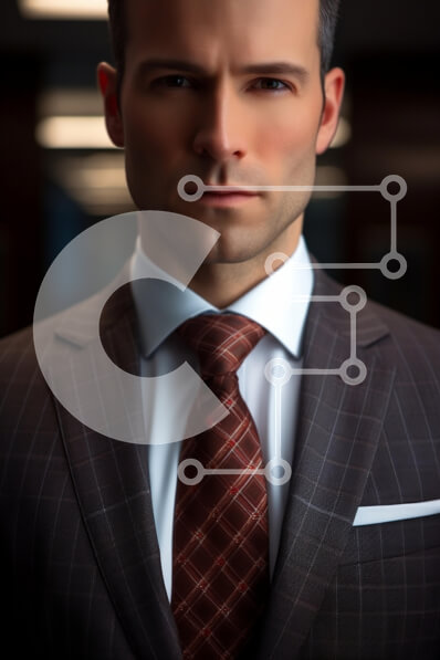 Intra Συλλεκτικό Ξύλινο Παζλ Plywood  4mm - Πορτρέτο επαγγελματία επιχειρηματία Σε Ξύλινο Κουτί - Διαστάσεις Puzzle: 10x10 cm – 25 κομμάτια