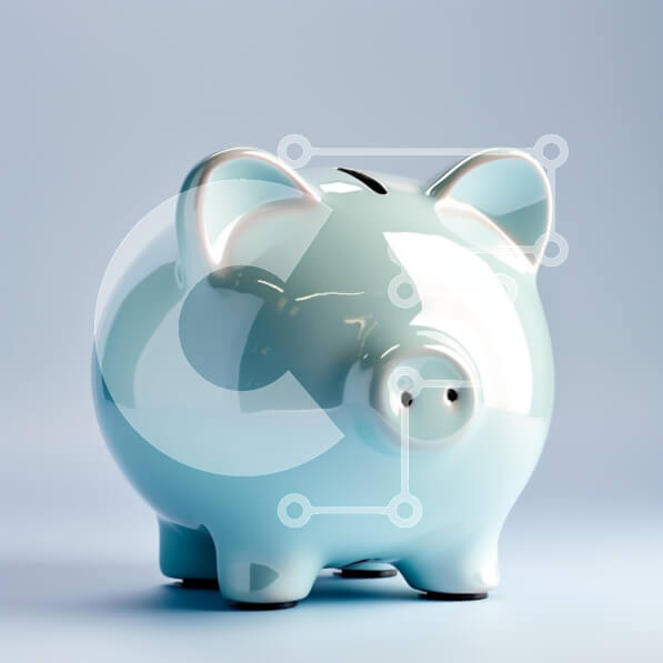 Intra Συλλεκτικό Ξύλινο Παζλ Plywood  4mm - Μπλε Κουμπαράς Σε Ξύλινο Κουτί - Διαστάσεις: 10x10 cm – 25 κομμάτια