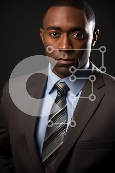 Intra Συλλεκτικό Ξύλινο Παζλ Plywood  4mm - Επιχειρηματίας με αυτοπεποίθηση με επίσημη ενδυμασία Σε Ξύλινο Κουτί - Διαστάσεις Puzzle: 10x10 cm – 25 κομμάτια