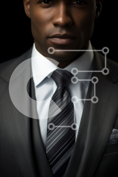 Intra Συλλεκτικό Ξύλινο Παζλ Plywood  4mm - Πορτρέτο ενός άνδρα με επίσημη ενδυμασία Σε Ξύλινο Κουτί - Διαστάσεις Puzzle: 10x10 cm – 25 κομμάτια