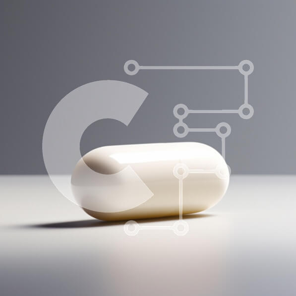 Intra Συλλεκτικό Ξύλινο Παζλ Plywood  4mm - Λευκή κάψουλα σε επίπεδη επιφάνεια Σε Ξύλινο Κουτί - Διαστάσεις Puzzle: 10x10 cm – 25 κομμάτια