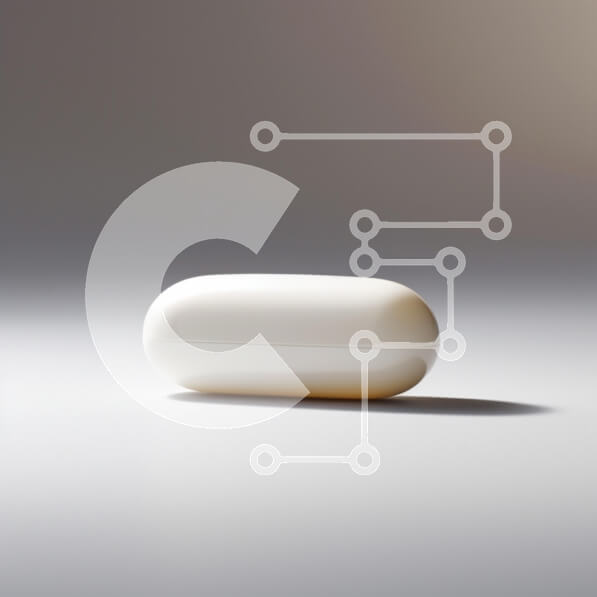 Intra Συλλεκτικό Ξύλινο Παζλ Plywood  4mm - Κομψό λευκό οβάλ αντικείμενο σε λεία επιφάνεια Σε Ξύλινο Κουτί - Διαστάσεις: 10x10 cm – 25 κομμάτια