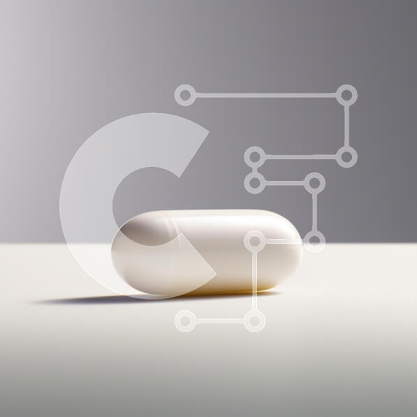 Intra Συλλεκτικό Ξύλινο Παζλ Plywood  4mm - Λευκή κάψουλα σε επίπεδη επιφάνεια Σε Ξύλινο Κουτί - Διαστάσεις: 10x10 cm – 25 κομμάτια