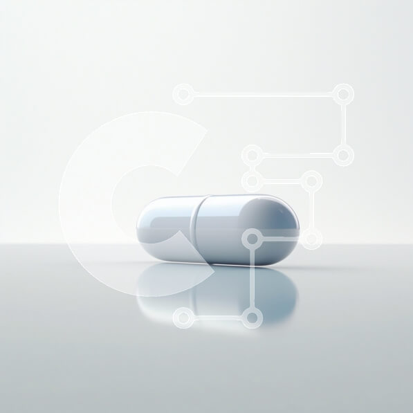 Intra Συλλεκτικό Ξύλινο Παζλ Plywood  4mm - Λευκή κάψουλα σε ανακλαστική επιφάνεια Σε Ξύλινο Κουτί - Διαστάσεις: 10x10 cm – 25 κομμάτια