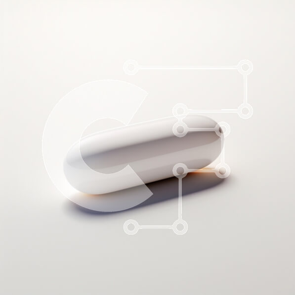 Intra Συλλεκτικό Ξύλινο Παζλ Plywood  4mm - Λευκή κάψουλα σε ουδέτερο φόντο Σε Ξύλινο Κουτί - Διαστάσεις Puzzle: 10x10 cm – 25 κομμάτια