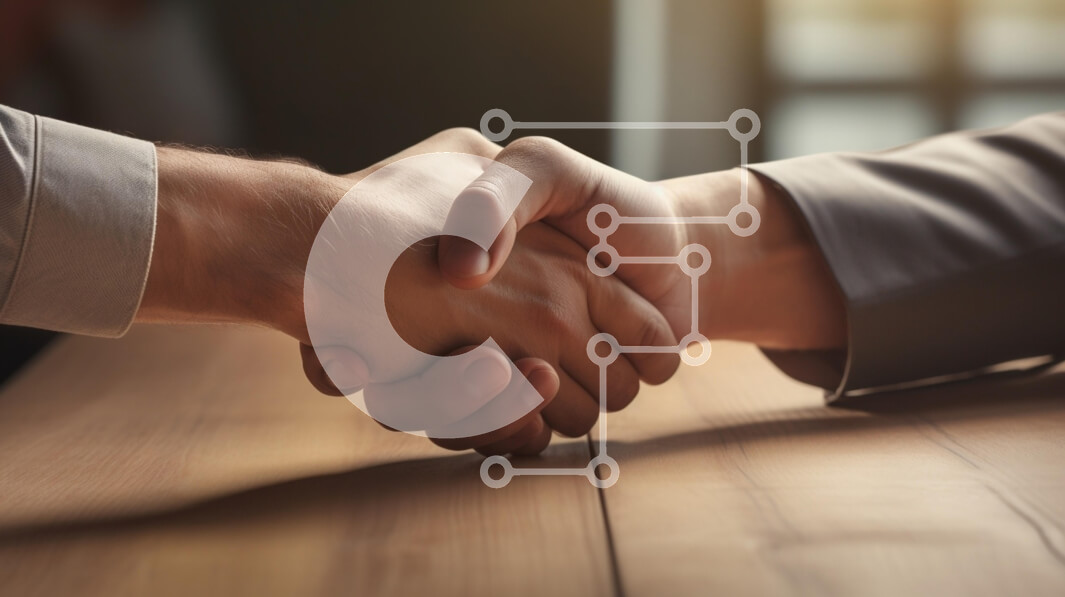 Intra Συλλεκτικό Ξύλινο Παζλ Plywood  4mm - Συνεργασία που συμβολίζει τη χειραψία Σε Ξύλινο Κουτί - Διαστάσεις Puzzle: 10x10 cm – 25 κομμάτια