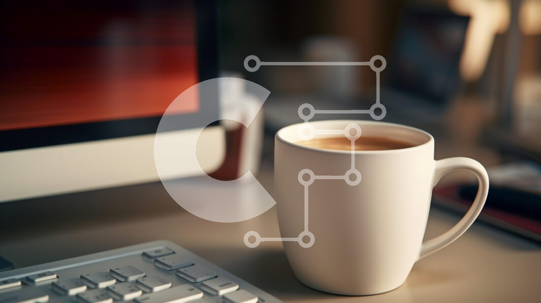 Intra Συλλεκτικό Ξύλινο Παζλ Plywood  4mm - Άνετος χώρος εργασίας με καφέ Σε Ξύλινο Κουτί - Διαστάσεις Puzzle: 10x10 cm – 25 κομμάτια