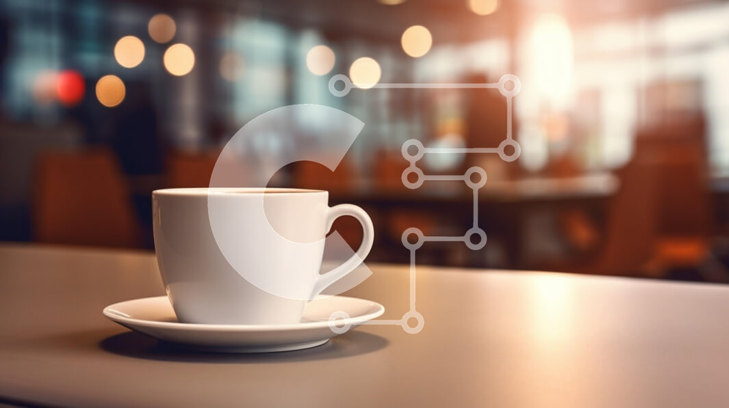 Σετ των 2 Intra Συλλεκτικό Ξύλινο Παζλ Plywood  4mm - Φλιτζάνι καφέ σε ένα ζεστό καφέ Σε Ξύλινο Κουτί - Διαστάσεις: 10x10 cm – 25 κομμάτια