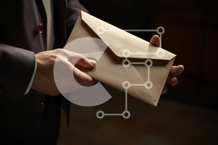 Intra Συλλεκτικό Ξύλινο Παζλ Plywood  4mm - Άτομο που κρατά έναν μπεζ φάκελο Σε Ξύλινο Κουτί - Διαστάσεις Puzzle: 10x10 cm – 25 κομμάτια