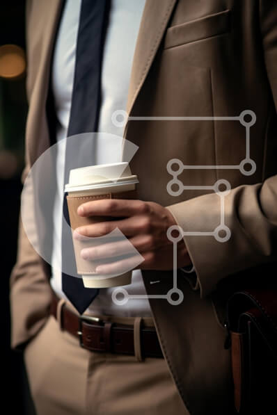 Intra Συλλεκτικό Ξύλινο Παζλ Plywood  4mm - Επαγγελματικός Ατομικός Καφές Κρατήσεως Σε Ξύλινο Κουτί - Διαστάσεις Puzzle: 10x10 cm – 25 κομμάτια