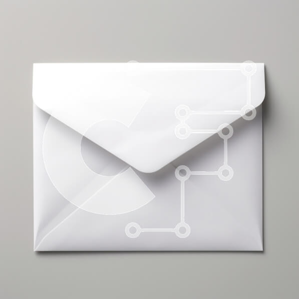 Intra Συλλεκτικό Ξύλινο Παζλ Plywood  4mm - Κλειστός λευκός φάκελος σε γκρίζα επιφάνεια Σε Ξύλινο Κουτί - Διαστάσεις: 10x10 cm – 25 κομμάτια