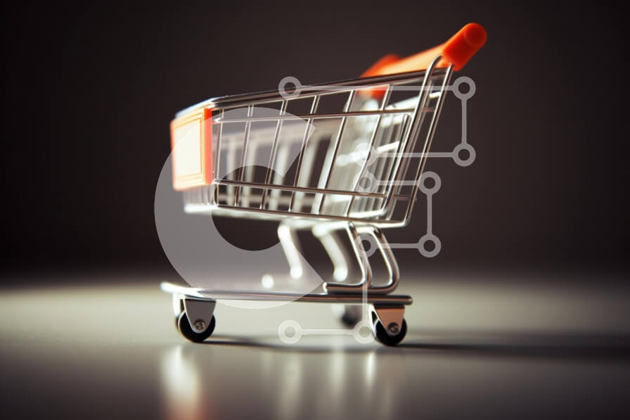 Intra Συλλεκτικό Ξύλινο Παζλ Plywood  4mm - Μινιμαλιστικό καλάθι αγορών Σε Ξύλινο Κουτί - Διαστάσεις: 10x10 cm – 25 κομμάτια