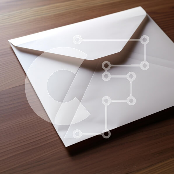 Intra Συλλεκτικό Ξύλινο Παζλ Plywood  4mm - Λευκός φάκελος σε ξύλινη επιφάνεια Σε Ξύλινο Κουτί - Διαστάσεις: 10x10 cm – 25 κομμάτια