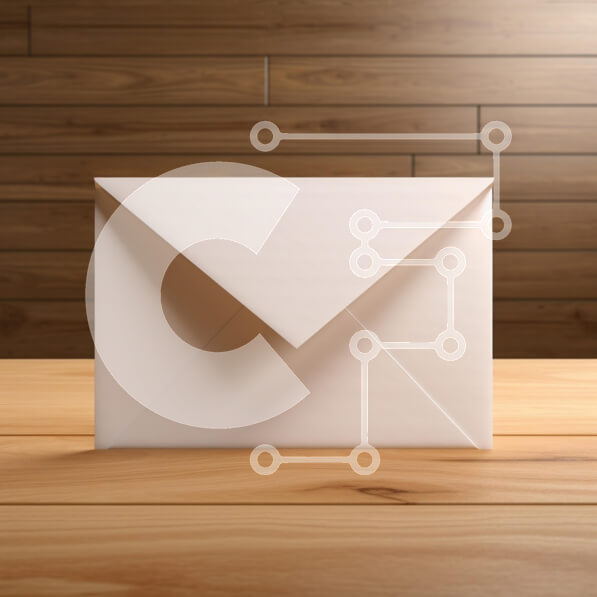 Intra Συλλεκτικό Ξύλινο Παζλ Plywood  4mm - Λευκός φάκελος σε ξύλινο τραπέζι Σε Ξύλινο Κουτί - Διαστάσεις: 10x10 cm – 25 κομμάτια