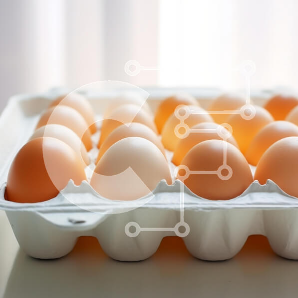 Σετ των 2 Intra Συλλεκτικό Ξύλινο Παζλ Plywood  4mm - Κουτί αυγών με απαλό φωτισμό Σε Ξύλινο Κουτί - Διαστάσεις: 10x10 cm – 25 κομμάτια