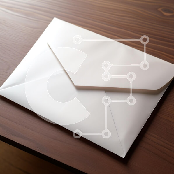 Intra Συλλεκτικό Ξύλινο Παζλ Plywood  4mm - Κλειστός λευκός φάκελος σε ξύλινο τραπέζι Σε Ξύλινο Κουτί - Διαστάσεις: 10x10 cm – 25 κομμάτια