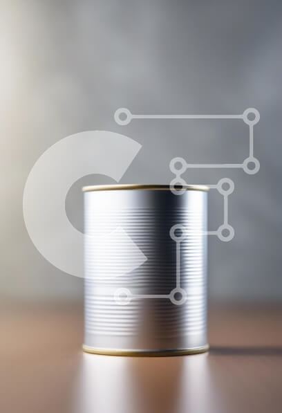 Intra Συλλεκτικό Ξύλινο Παζλ Plywood  4mm - Μεταλλικό κάνιστρο σε ξύλινη επιφάνεια Σε Ξύλινο Κουτί - Διαστάσεις: 10x10 cm – 25 κομμάτια