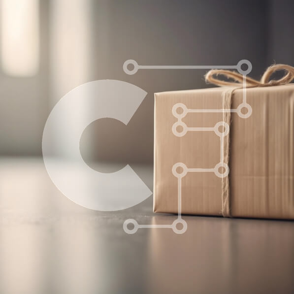 Intra Συλλεκτικό Ξύλινο Παζλ Plywood  4mm - Τυλιγμένο κουτί δώρου στο τραπέζι Σε Ξύλινο Κουτί - Διαστάσεις: 10x10 cm – 25 κομμάτια