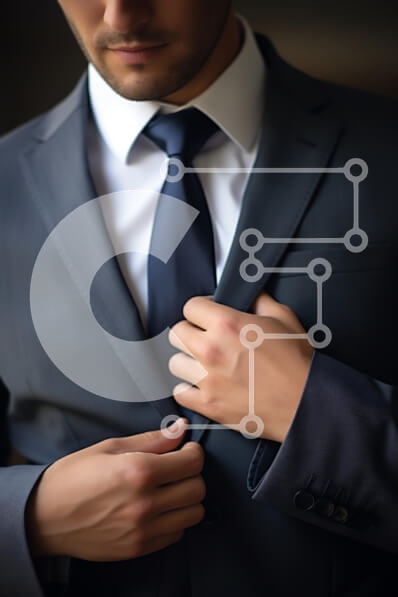 Intra Συλλεκτικό Ξύλινο Παζλ Plywood  4mm - Καλοντυμένος Άνδρας Προσαρμόσιμο Κοστούμι Σε Ξύλινο Κουτί - Διαστάσεις Puzzle: 10x10 cm – 25 κομμάτια