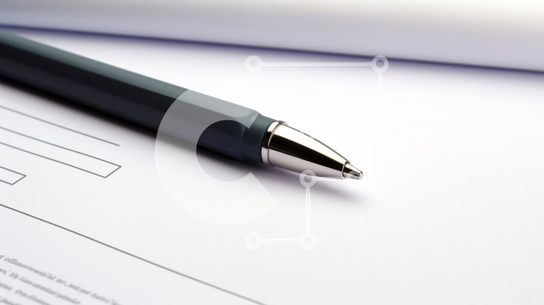 Intra Συλλεκτικό Ξύλινο Παζλ Plywood  4mm - Κοντινό πλάνο ενός σύγχρονου στυλό σε λευκό χαρτί Σε Ξύλινο Κουτί - Διαστάσεις: 10x10 cm – 25 κομμάτια