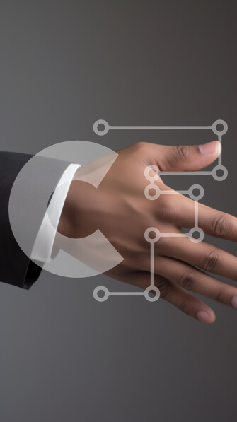 Intra Συλλεκτικό Ξύλινο Παζλ Plywood  4mm - Επιχειρησιακή χειρονομία χειραψίας Σε Ξύλινο Κουτί - Διαστάσεις Puzzle: 10x10 cm – 25 κομμάτια