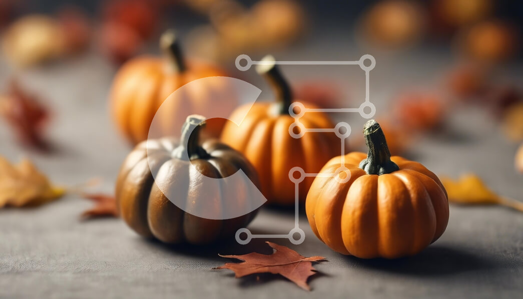 Intra Συλλεκτικό Ξύλινο Παζλ Plywood  4mm - Διακοσμητικές κολοκύθες για το φθινόπωρο Σε Ξύλινο Κουτί - Διαστάσεις: 10x10 cm – 25 κομμάτια