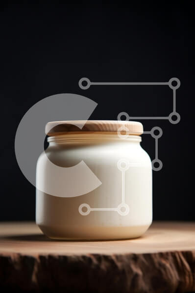 Σετ των 2 Intra Συλλεκτικό Ξύλινο Παζλ Plywood  4mm - Κρεμώδης ουσία σε γυάλινο βάζο με ξύλινο καπάκι Σε Ξύλινο Κουτί - Διαστάσεις: 10x10 cm – 25 κομμάτια