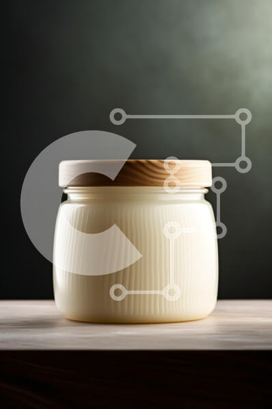 Intra Συλλεκτικό Ξύλινο Παζλ Plywood  4mm - Μοντέρνο βάζο με υφή με ξύλινο καπάκι Σε Ξύλινο Κουτί - Διαστάσεις: 10x10 cm – 25 κομμάτια