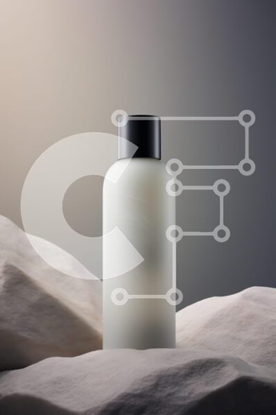 Intra Συλλεκτικό Ξύλινο Παζλ Plywood  4mm - Μινιμαλιστικό παγωμένο γυάλινο μπουκάλι Σε Ξύλινο Κουτί - Διαστάσεις Puzzle: 10x10 cm – 25 κομμάτια