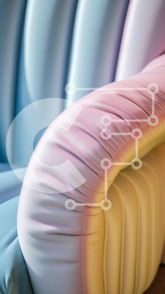 Intra Συλλεκτικό Ξύλινο Παζλ Plywood  4mm - Κομψή, μοντέρνα καρέκλα με ντεγκραντέ ταπετσαρία Σε Ξύλινο Κουτί - Διαστάσεις Puzzle: 10x10 cm – 25 κομμάτια